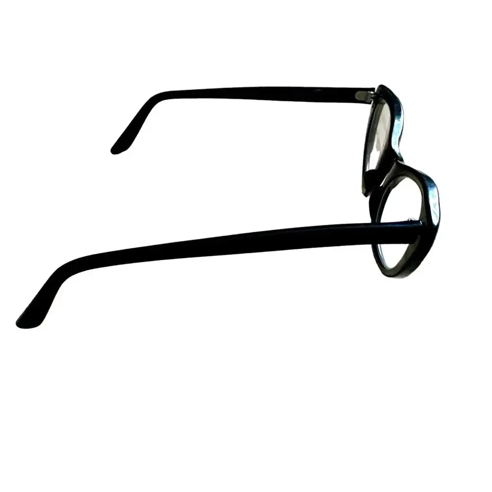 Vintage 1960s Black Cateye Glasses from Titmus